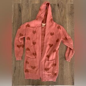 Sweet Storm Pink Knit Cardigan